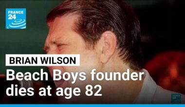 Beach Boys founder Brian Wilson dies at age 82 • FRANCE 24 English