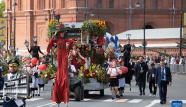 Russia Day celebrated in Moscow, St. Petersburg-Xinhua
