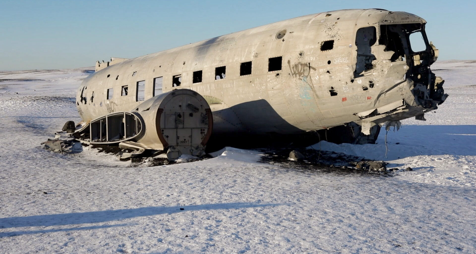 From Iceland — Old DC-3 Transported To Sólheimasandur