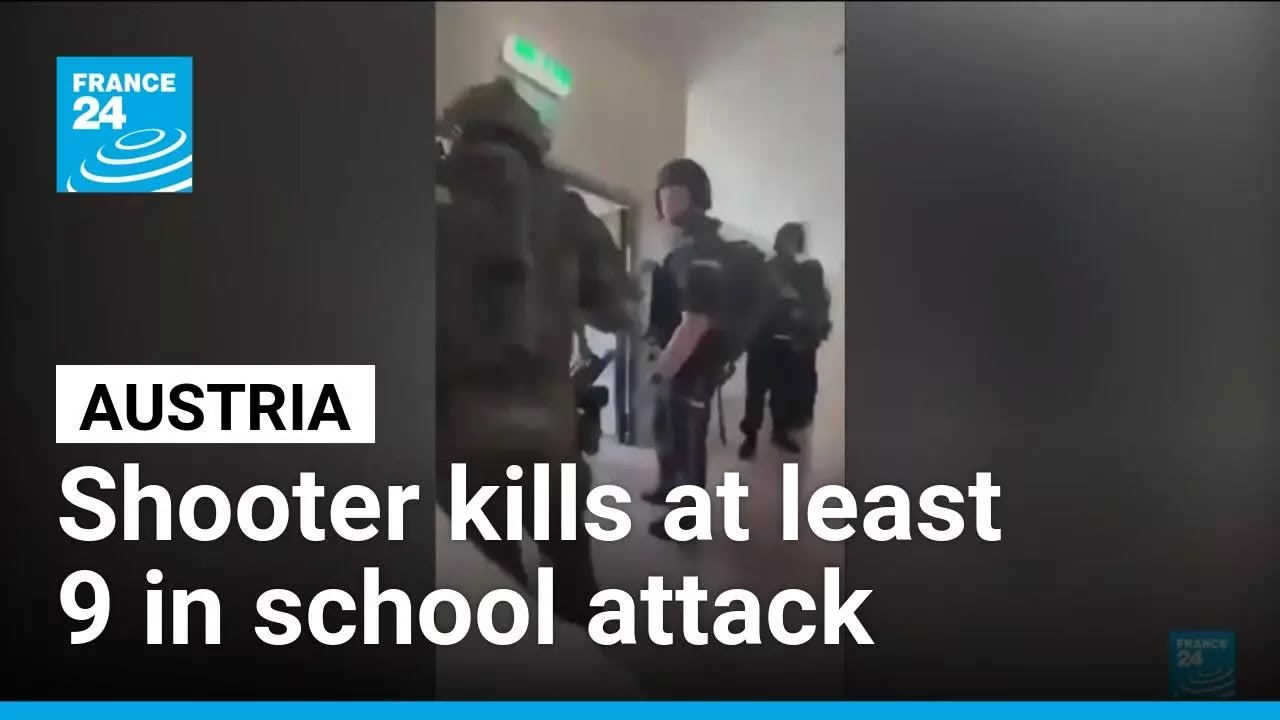 Shooter kills at least nine in attack on Austrian school • FRANCE 24 English