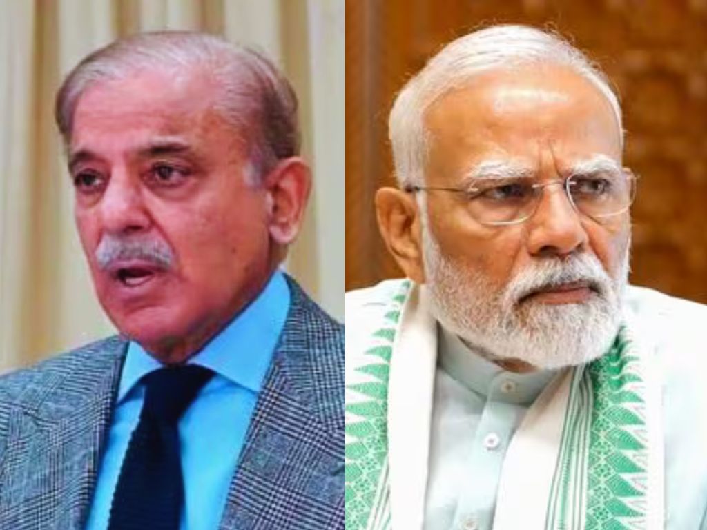 Shehbaz Sharif and Narendra Modi. Photos: File.