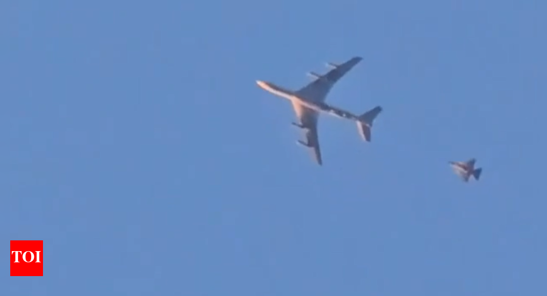 Caught on camera: Israeli fighter jet refuels mid-air over Syria; likely on way back after Iran strike