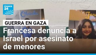 Abuela francesa denuncia a Israel por asesinato de sus dos nietos en Gaza • FRANCE 24 Español