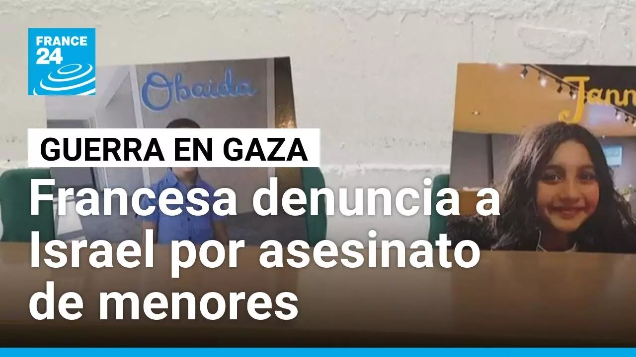 Abuela francesa denuncia a Israel por asesinato de sus dos nietos en Gaza • FRANCE 24 Español