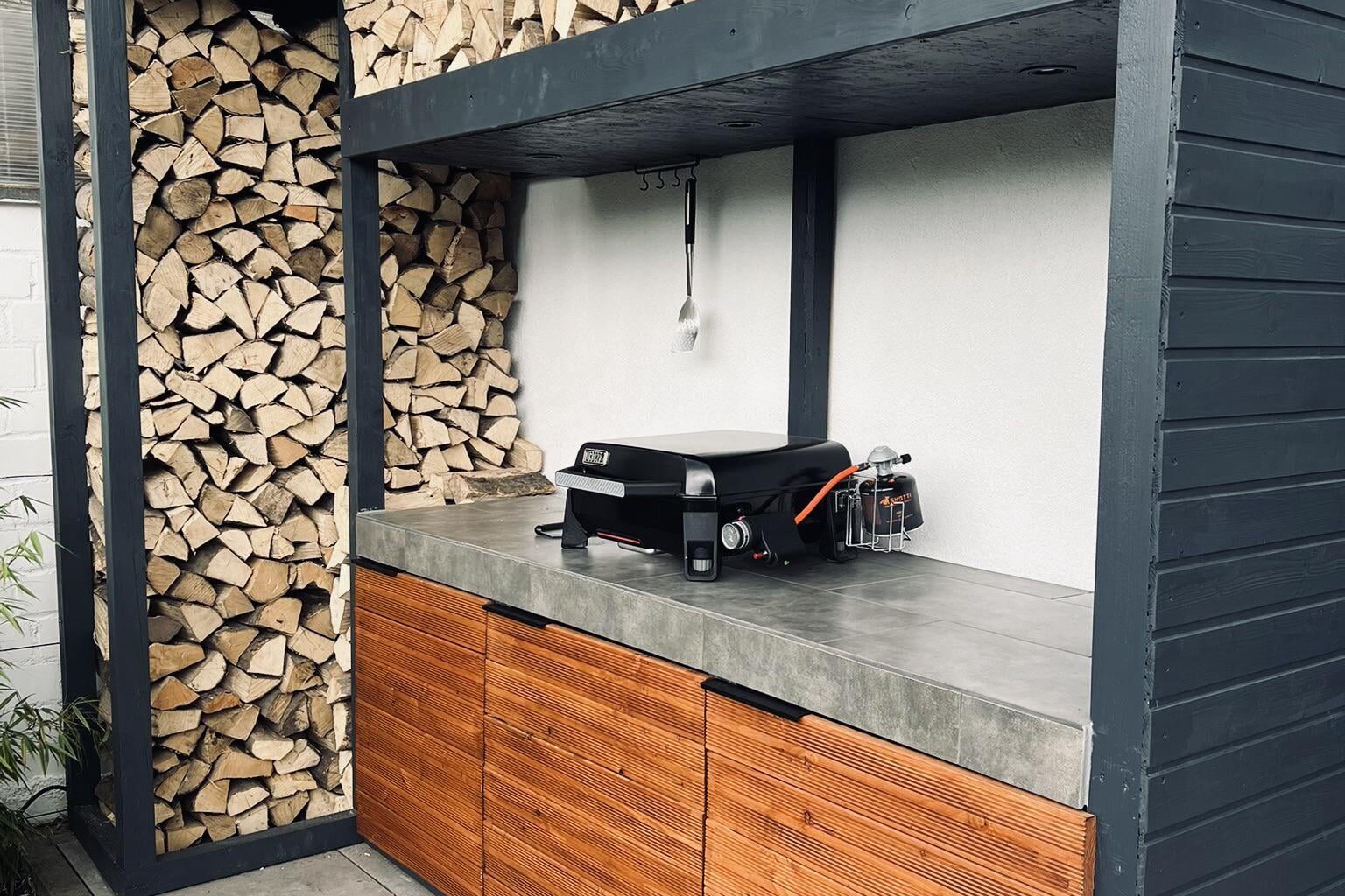 Outdoor Küche ist endlich fertig ✔️