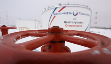 Oil tank farm