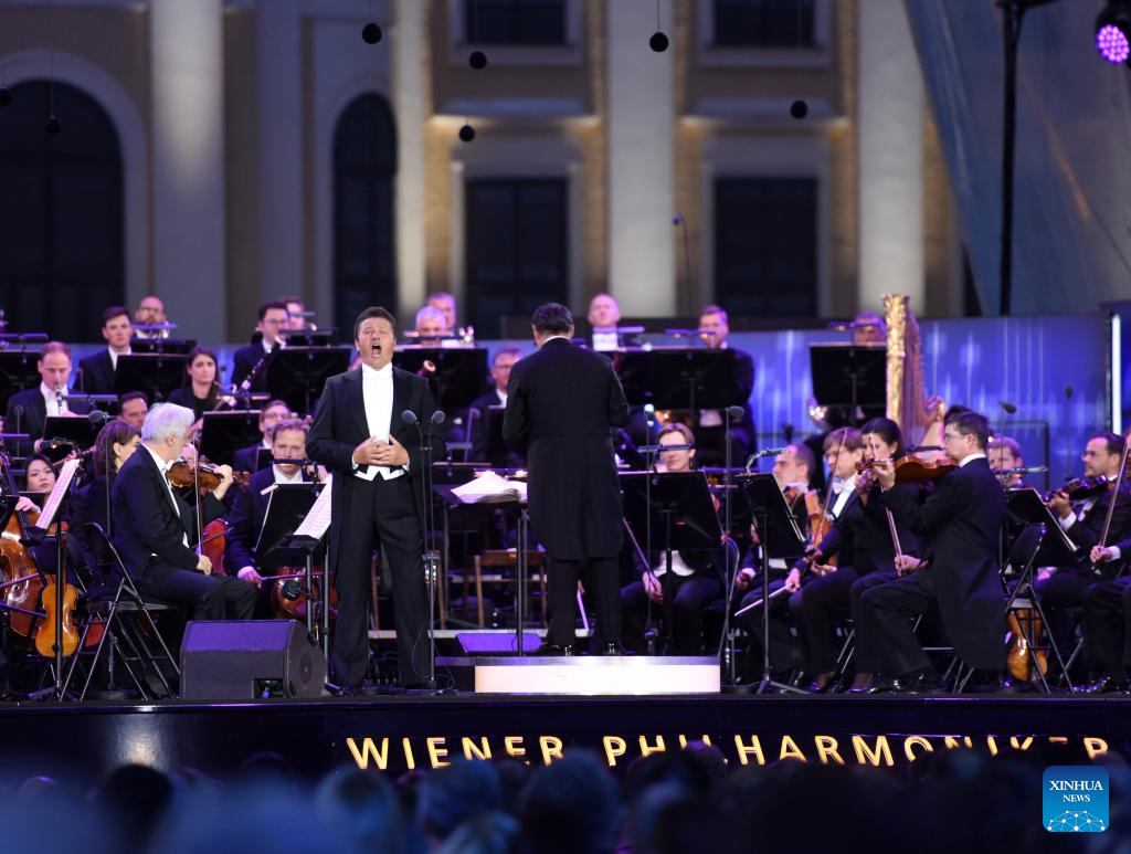 Summer Night Concert 2025 held at park of Schonbrunn Palace in Austria-Xinhua
