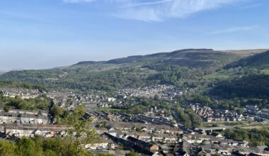 My view as I walk to work. (Mountain Ash)