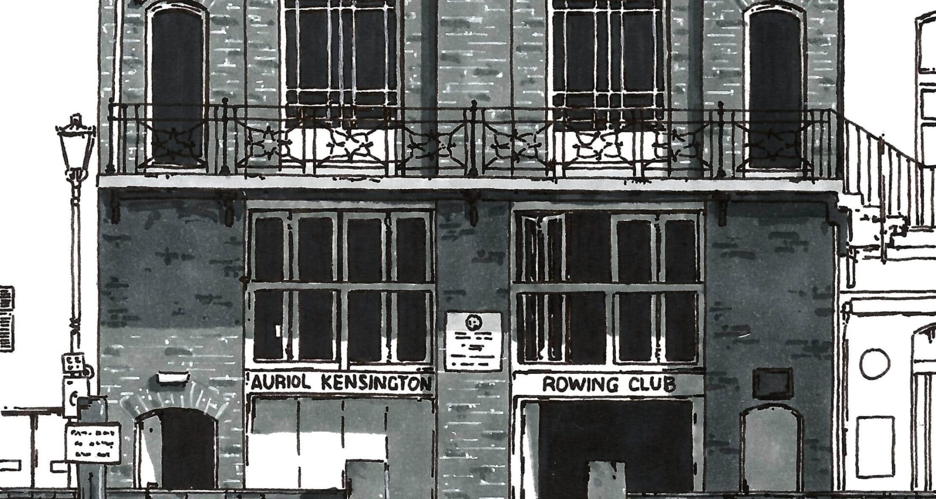 Drawing All Of London - Auriol Kensington Rowing Club
