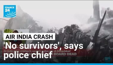 'No survivors' in Air India flight crash, says police chief • FRANCE 24 English
