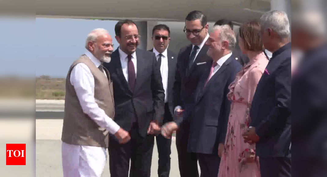 PM Modi Cyprus Visit Live Updates: PM Modi hails ‘special gesture’ by Cyprus president on arrival, says visit will add momentum to boost India-Cyprus relations