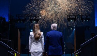 Trump military parade met with empty seats amid nationwide protests