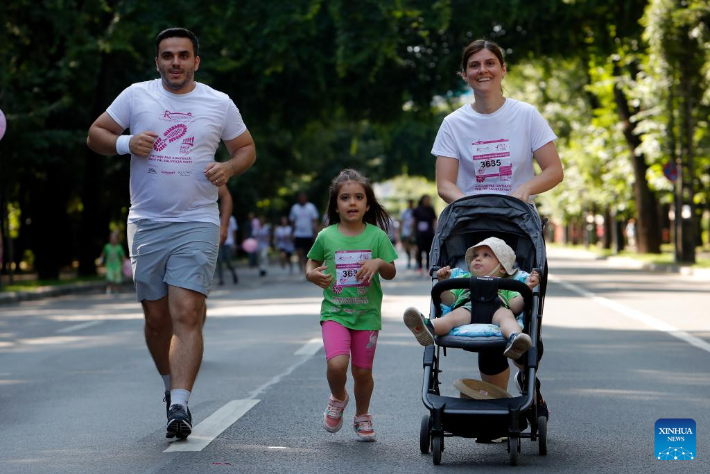 Race for the Cure held in Bucharest, Romania-Xinhua