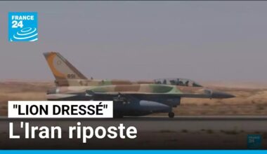 "Lion dressé" : l'Iran riposte avec des tirs de missiles sur Israël • FRANCE 24