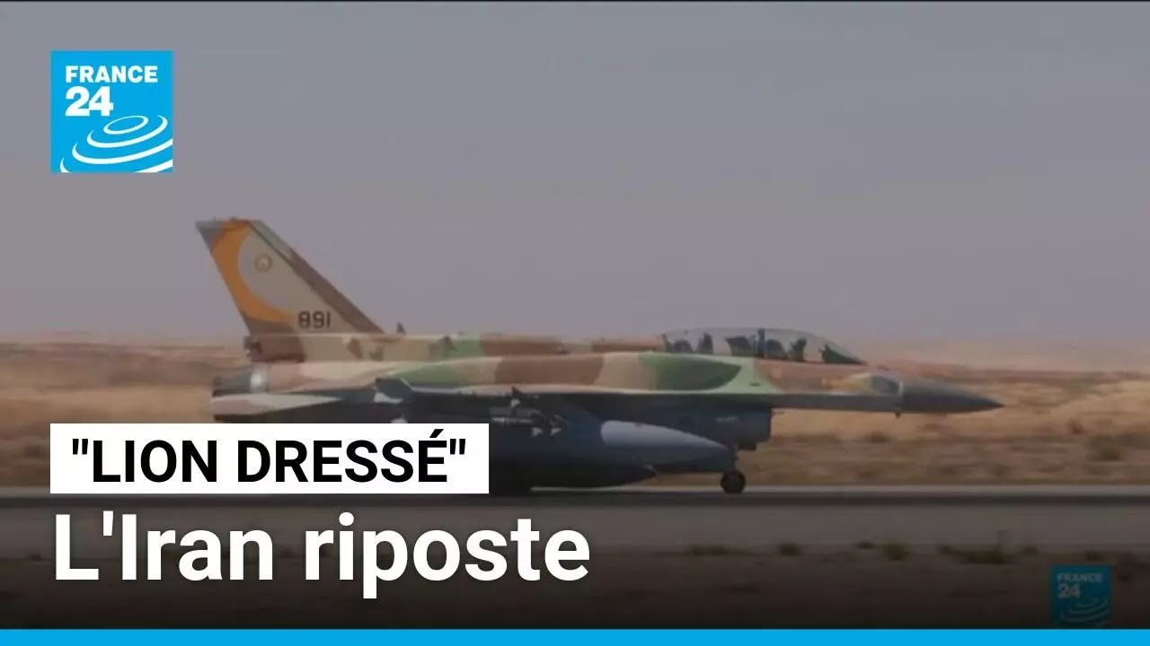 "Lion dressé" : l'Iran riposte avec des tirs de missiles sur Israël • FRANCE 24