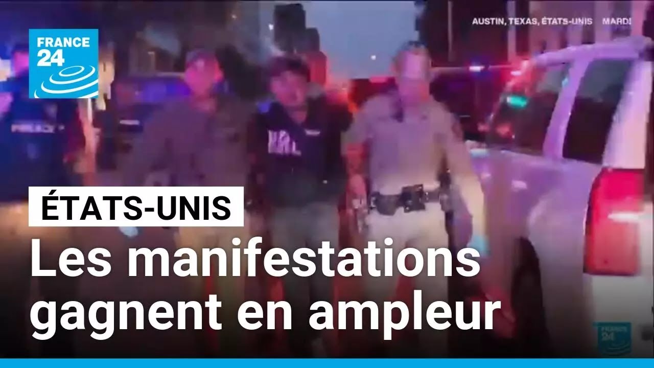 Manifestations aux États-Unis : la colère monte dans d'autres villes • FRANCE 24