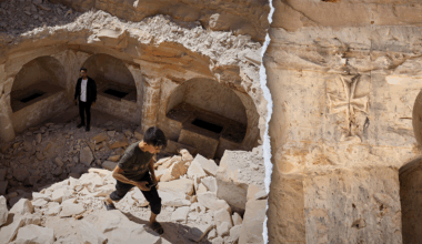 Abandoned house in Syria reveals ancient Christian tomb complex below the surface