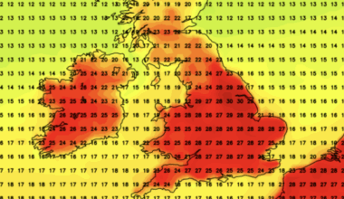 30C heatwave to last for WEEKS as tropical heat dome slides across Britain