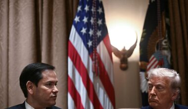 Marco Rubio and Donald Trump