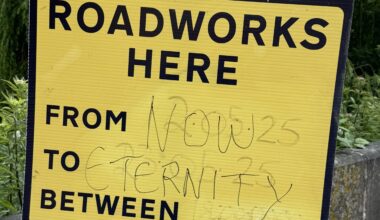 Someone in Bakewell is having a crisis.