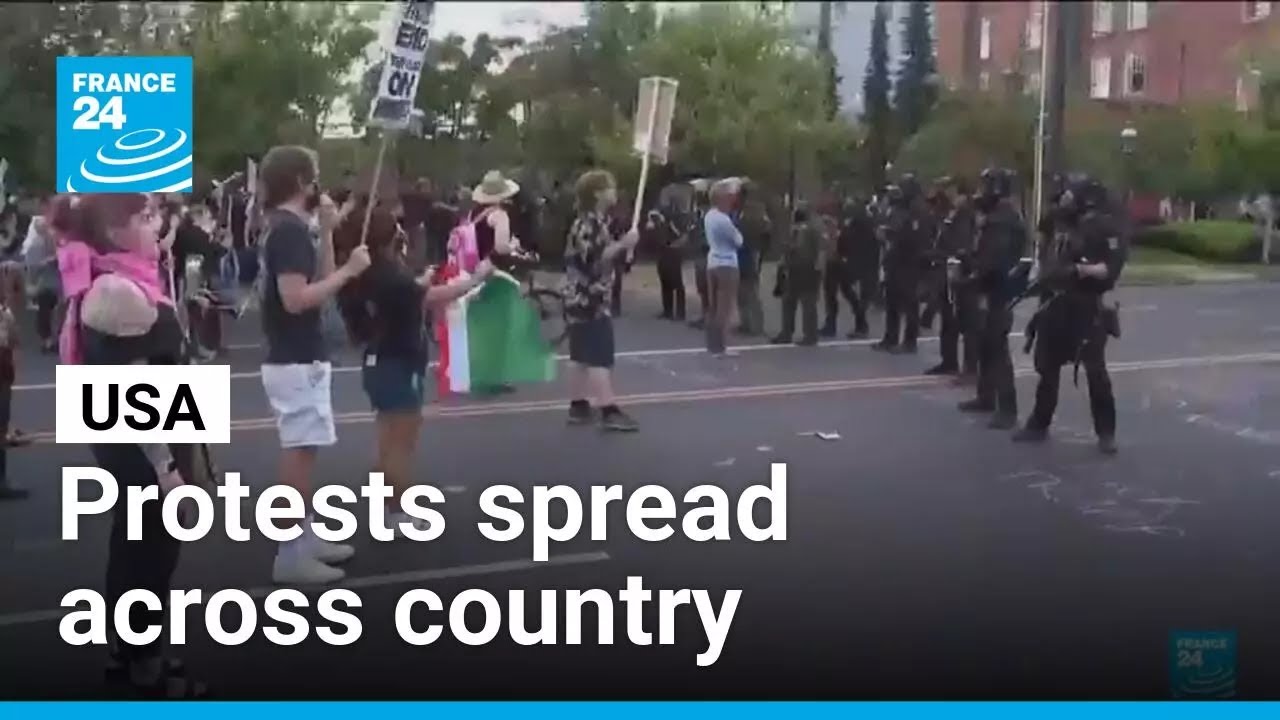 Protests spread across US despite Trump threats • FRANCE 24 English