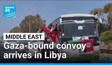 Convoy arrives in Libya en route to Gaza to challenge Israel blockade • FRANCE 24 English