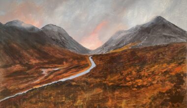 My painting of Glencoe