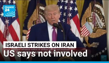 US says was aware Israel would strike Iran but not involved in attack • FRANCE 24 English