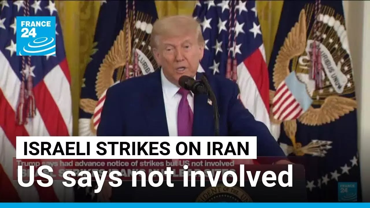 US says was aware Israel would strike Iran but not involved in attack • FRANCE 24 English