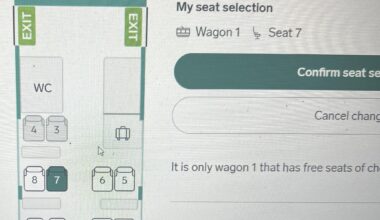 Accidental Vy seats
