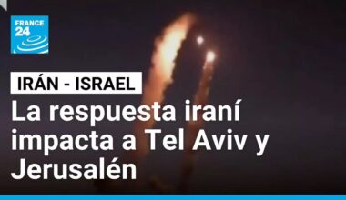 Oleada de bombardeos iraníes en Israel • FRANCE 24 Español
