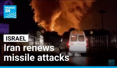 Iran renews missile attacks on Israel, killing 5 and wounding dozens • FRANCE 24 English