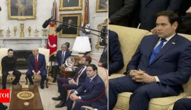 'Marco Rubio regretting he took the job': Social media roasts secretary of state’s sour look during Trump-Zelenskyy clash