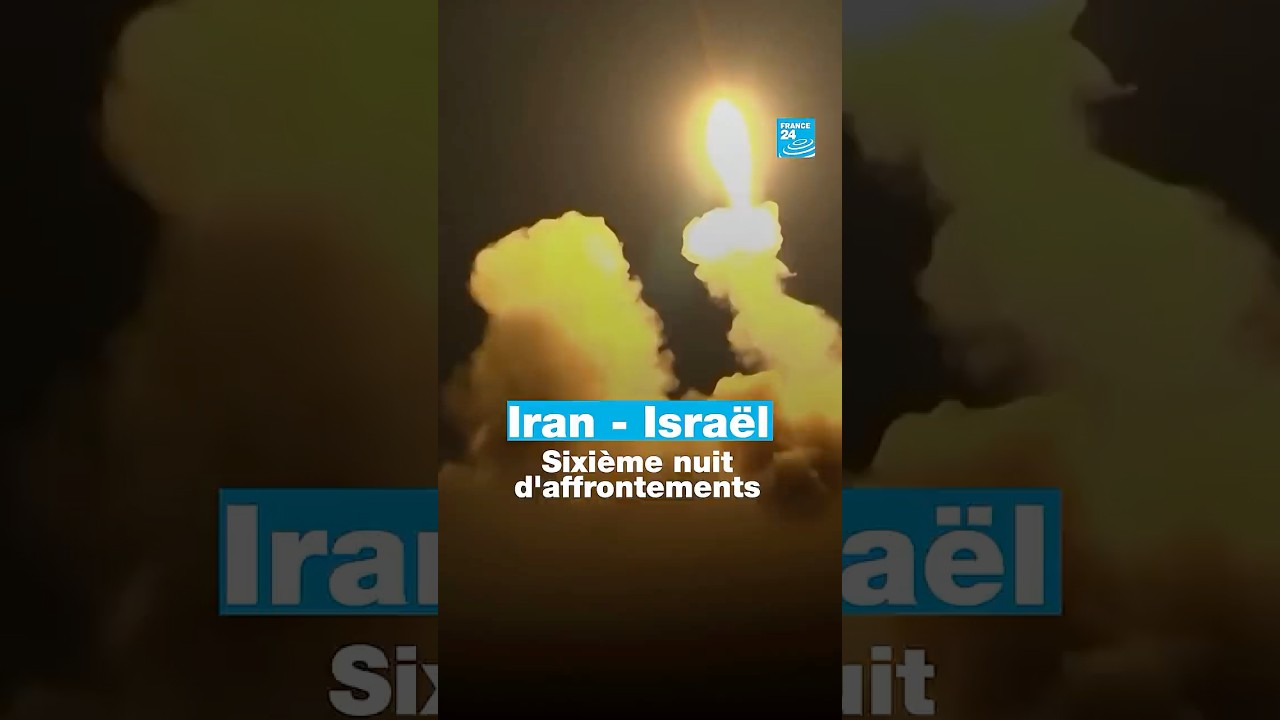 🇮🇷🇮🇱 Guerre Iran-Israël : sixième nuit d'affrontements • FRANCE 24