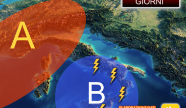 ancora Temporali al Sud, ma è in Arrivo una Svolta con Caldo Africano al Centro-Nord