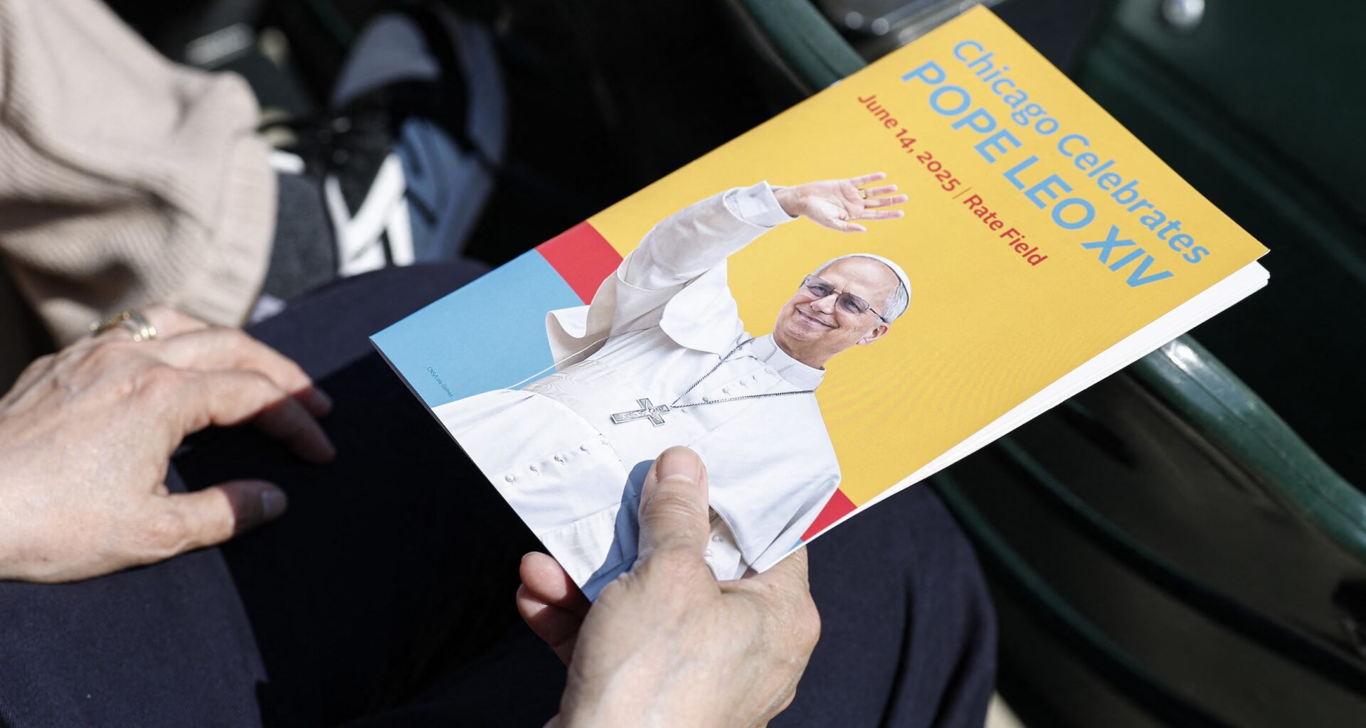 Pope Leo Chicago stadium mass program