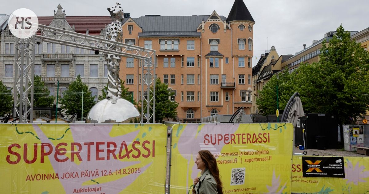 Superterassi on Tiia Makkosen mielestä hirveän näköinen, mutta monet pitävät siitä