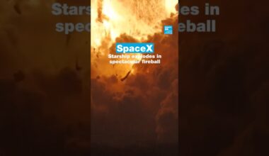 #SpaceX: #Starship explodes in spectacular fireball • FRANCE 24 English