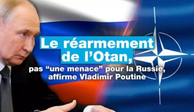 Le réarmement de l'Otan n'est pas "une menace" pour la Russie, selon Vladimir Poutine • FRANCE 24
