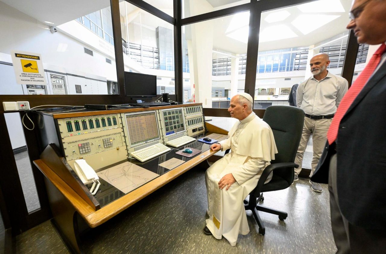 Pope Leo XIV visits Vatican Radio Transmission Center outside of Rome