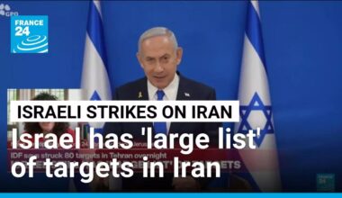 Israeli government still has 'large list' of targets in Iran • FRANCE 24 English
