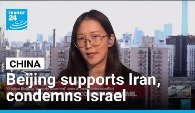 China supports Iran, condemns Israel • FRANCE 24 English
