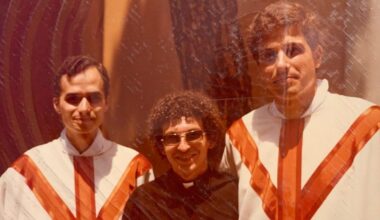 Father Robert became a priest 43 years ago, just steps from the Vatican