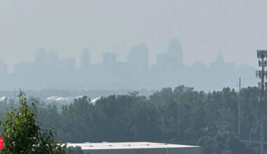 Toronto suffers world’s worst air quality as Canada’s second-worst wildfire season chokes nation