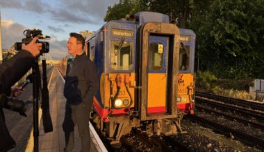 I was on the first nationalised South Western Railway train