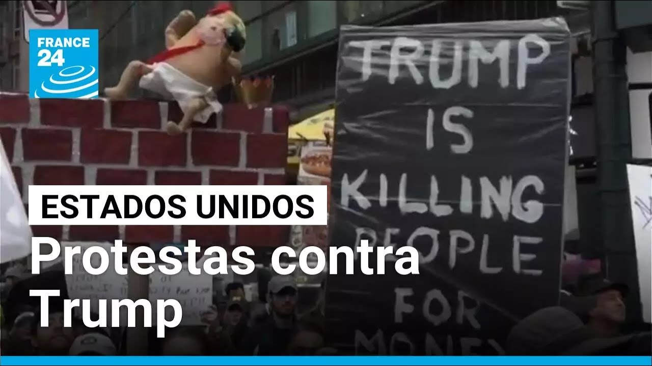Protestas masivas en EE. UU. contra las políticas de Trump • FRANCE 24 Español