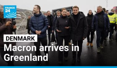 Macron arrives in Greenland to show solidarity for island coveted by Trump • FRANCE 24 English