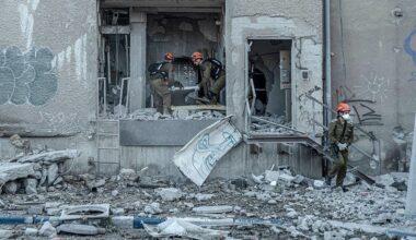 Iranian strike in Israel injures nearly 2 dozen, emergency officials say, amid diplomatic efforts