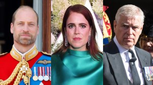 Prince William, Princess Eugenie, Prince Andrew