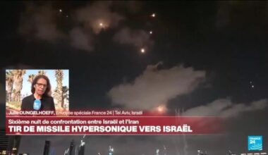 Sixième nuit de confrontation : des missiles hypersoniques lancés par l'Iran vers Israël